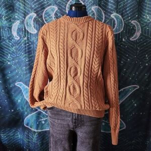 Men’s/Unisex Organic Organic Cotton L.L.Bean Heritage Fisherman Sweater Size M